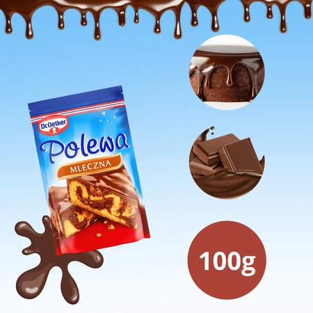 Dr Oetker polewa mleczna dekoracja świątecznych wypieków 100g