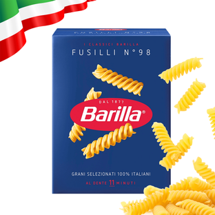 Barilla Makaron Fusilli świderki z pszenicy durum włoska jakość XXL 500g