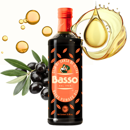 Oliwa z oliwek Sansa do smażenia pieczenia gotowania włoska Basso 1L