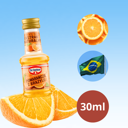 Dr Oetker ekstrakt naturalny pomarańcza z Brazylii świąteczne wypieki 30ml