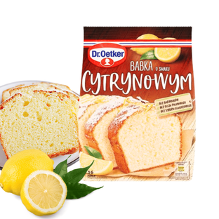 Dr Oetker Babka cytrynowa ciasto w proszku łatwe i puszyste 375g