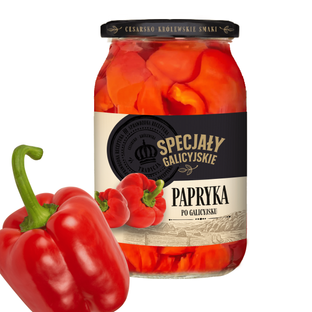 Papryka Konserwowa słoik domowe przetwory Specjały Galicyjskie 840g