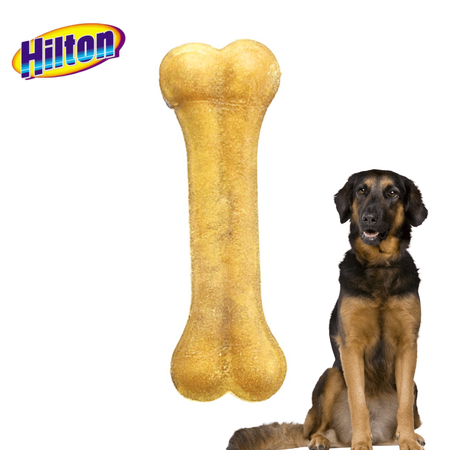 Przysmak dla psa kość prasowana naturalny gryzak ze skóry Hilton 21cm