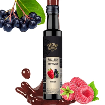 Syrop Malinowy z Aronią malina aronia domowy Specjały Galicyjskie 250ml