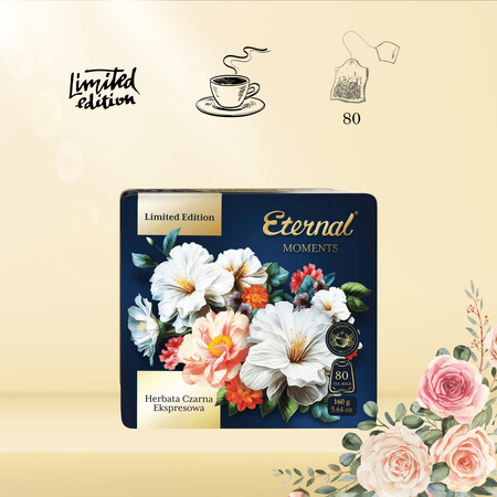 Ekskluzywna herbata czarna ekspresowa Eternal Moments Limited Edition 80g