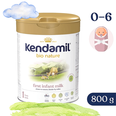 Kendamil Bio Nature 1 DHA+ mleko początkowe dla niemowląt 800g