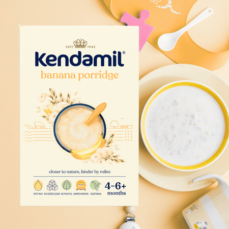 Kendamil mleczna kaszka bananowa od 6. miesiąca bez oleju palmowego 150g