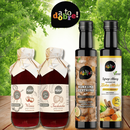 Syrop z truskawek A to dobre! Naturalny smak owoców 330ml