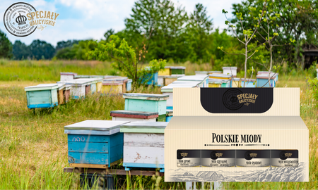 Zestaw Miodów naturalnych premium Specjały Galicyjskie 4x50g