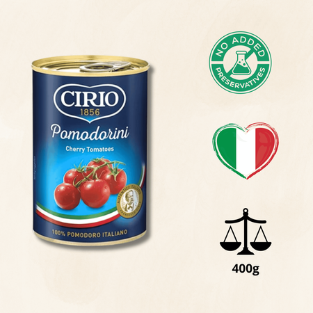 Pomidorki Koktajlowe Pomodorini w puszce włoskie Cirio Premium 400g