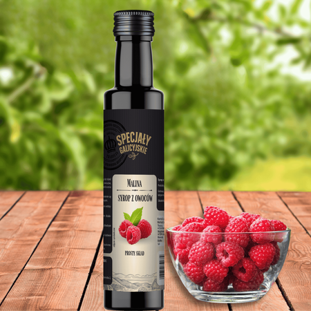 Syrop Malinowy malina domowy Specjały Galicyjskie 250ml