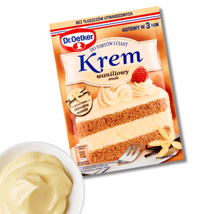 Dr Oetker Krem do tortów i ciast waniliowy z mascarpone 105g