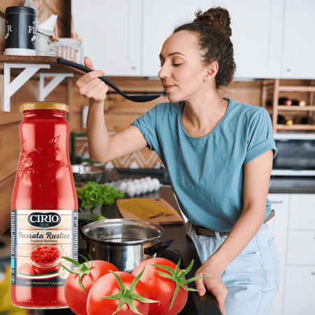 Passata Rustica włoski przecier pomidorowy gęsty Cirio Castelli 680g