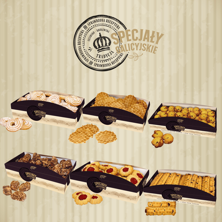 Ciastka nadziewane domowe tradycyjne Specjały Galicyjskie 300g