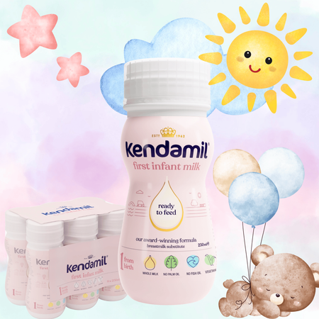 Kendamil 1 mleko płynne początkowe dla niemowląt zestaw 6x250ml