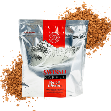Kawa rozpuszczalna Arabica bogaty aromat Swisso Reich Rosten 200g