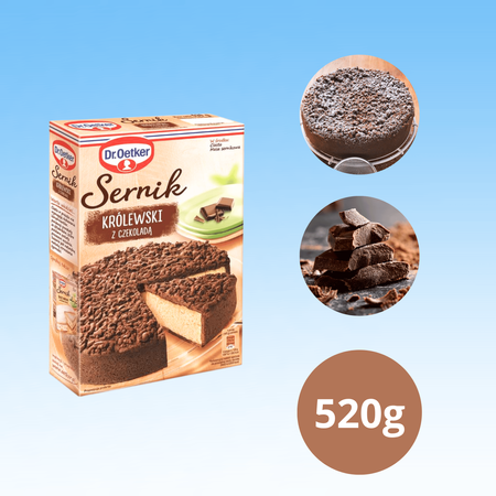 Dr. Oetker Sernik Królewski mieszanka do ciasta sernikowego 520g