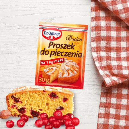 Dr Oetker proszek do pieczenia duża porcja świąteczne ciasta 30g
