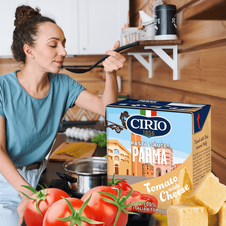 Sos Parma Parmigiano kremowy sos z parmezanem Castelli Cirio 340g