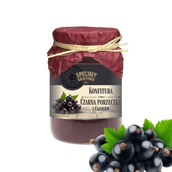 Konfitura Czarna Porzeczka i likier Cassis domowa Specjały Galicyjskie 200g