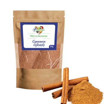 Cynamon Cejloński naturalna przyprawa aromatyczny dodatek Zdrovita 20g
