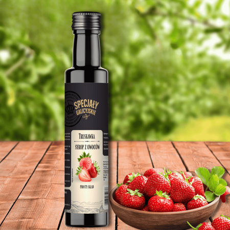 Syrop truskawkowy domowy naturalny Specjały Galicyjskie 250ml