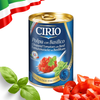 Pomidory w kawałkach z bazylią włoskie Polpa Con Basilico Cirio 400g