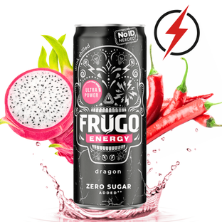 FRUGO ENERGY Dragon Zero napój energetyzujący pitahaya-chilli 330 ml