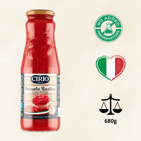 Passata Rustica włoski przecier pomidorowy gęsty Cirio Castelli 680g