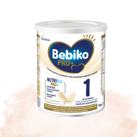 Bebiko Pro+ 1 NutriFlor mleko początkowe dla niemowląt od urodzenia 6x700g