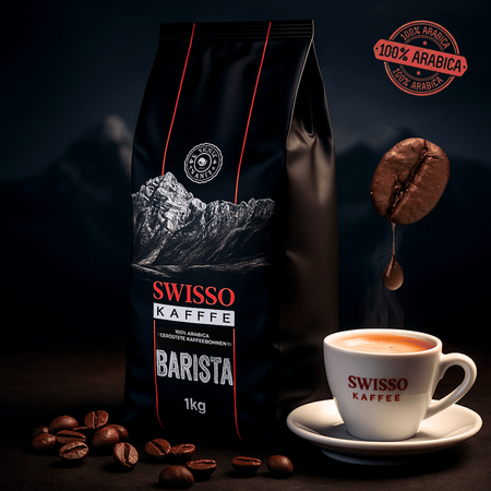 Kawa ziarnista Swisso Kaffee Barista 100% Arabica Exclusive Premium 1kg