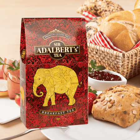 Sir Adalbert’s Breakfast Tea liściasta czarna herbata cejlońska 100g