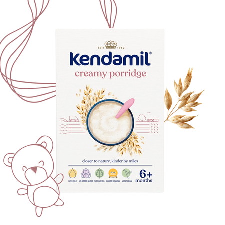 Kendamil Mleczna kaszka owsiana kremowa od 6. miesiąca 150g