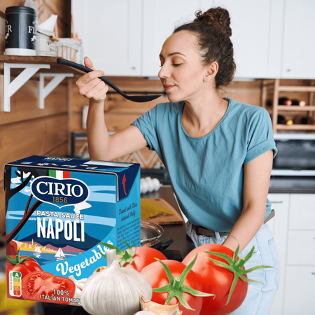 Sos Napoli Vegetables włoski sos pomidorowo warzywny Castelli Cirio 340g