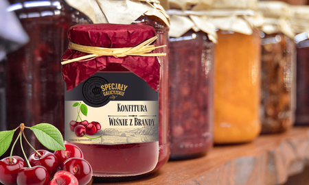 Konfitura Wiśnia z Brandy premium Specjały Galicyjskie 200g