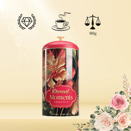 Herbata czarna liściasta elegancka puszka Eternal Moments 80g