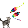 Zabawka dla kota z dzwonkiem myszki ze sznurka Hilton 2szt
