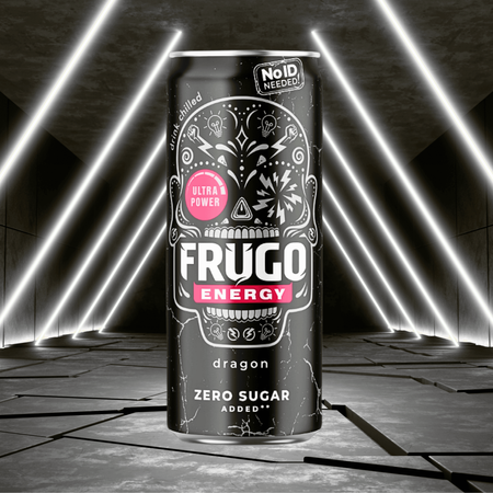 FRUGO ENERGY Dragon Zero napój energetyzujący pitahaya-chilli 330 ml