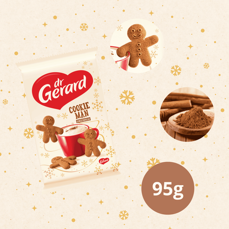 Świąteczne ciastka Boże Narodzenie cookie piernikowe Dr Gerard 95g