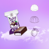 Cukierki pianka z galaretką śliwka mleczna chmurka Milky Clouds 1kg