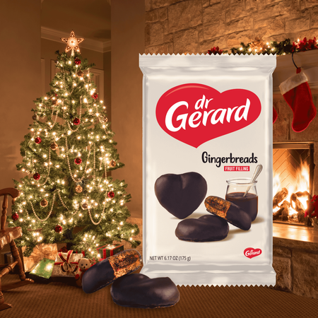 Pierniki z owocowym nadzieniem świąteczne Dr Gerard 175g