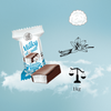Cukierki pianka o smaku waniliowym mleczna chmurka Milky Clouds 1kg