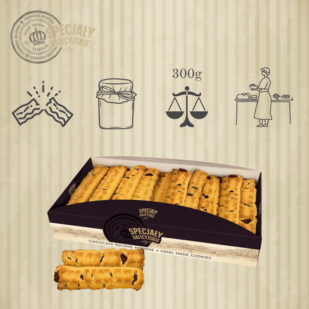Ciastka nadziewane domowe tradycyjne Specjały Galicyjskie 300g