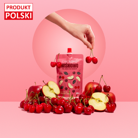 OWOLOVO Mus jabłkowo-wiśniowy Wiśniowo 200g