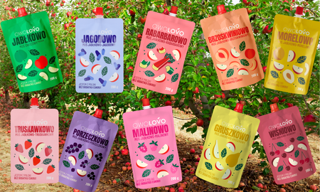 Mus deserek owocowy OWOLOVO Mix Musów dla dzieci i dorosłych 40x200g