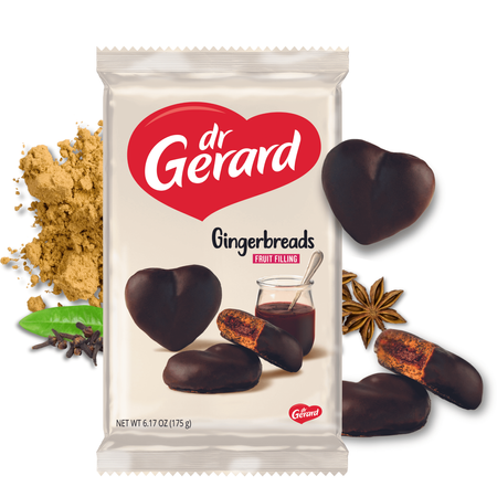 Pierniki z owocowym nadzieniem świąteczne Dr Gerard 175g