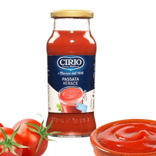 Passata Verace aksamitny włoski przecier pomidorowy Cirio 350g