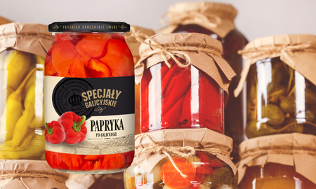 Papryka Konserwowa słoik domowe przetwory Specjały Galicyjskie 840g