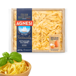 Makaron wstążki z pszenicy durum włoski AGNESI Festaiola Fettuccine 250g