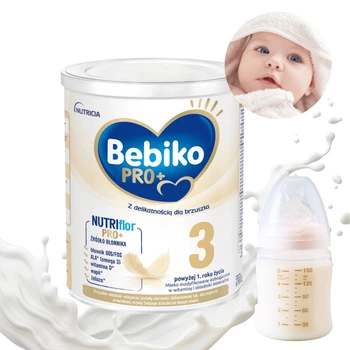 Bebiko Pro+ 3 NutriFlor formuła na bazie mleka dla dzieci po 1. roku 700g